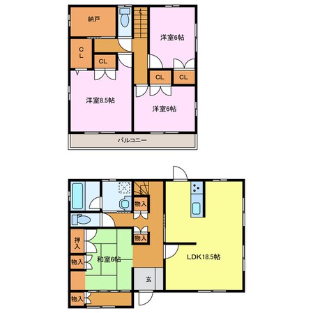 関町鷲山S様邸の物件間取画像